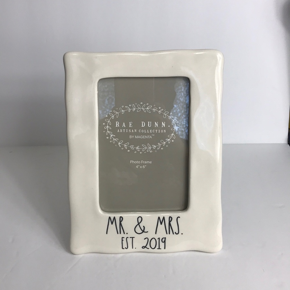 Rae Dunn Photo Frame 4 x 6 Wedding 2019